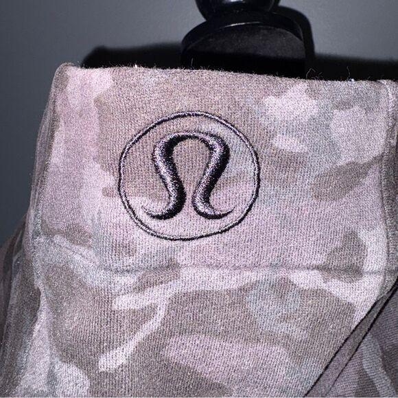 Lululemon Scuba Hoodie Jacket Women's 10 Camouflage Full Zip Light Cotton Fleece - Picture 7 of 12